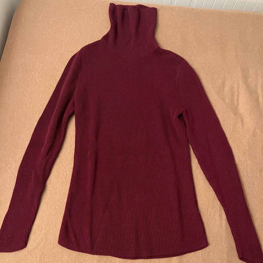 Croft & Barrow 100% Cotton Turtleneck Sweater
